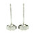 Antique Art Deco Platinum 1.16ctw Old European Cut Bezel Diamond Stud Earrings