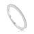 Half Eternity 0.15 Carat Diamond Wedding Ring in 14K White Gold - Shlomit Rogel