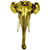 Wedderien Art Deco 14 Karat Gold Diamond and Enamel Elephant Brooch, 1930s