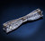 Vintage Art Deco Diamond Ruby Sapphire Bow Brooch