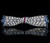 Vintage Art Deco Diamond Ruby Sapphire Bow Brooch