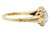 Early Art Deco 0.65 Carat Diamond Platinum-Topped 14 Karat Gold Dinner Ring