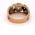 Masonic 10k Yellow Gold Men's Ring .85ct Genuine Natural Diamond Eagle '#J4838'