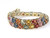 Magical 14.85 Carat Natural Multi Color Sapphire Tennis Bracelet Riviera