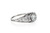1920s 1 Carat Total Old European Diamond Platinum Engagement Ring