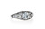 1920s 1 Carat Total Old European Diamond Platinum Engagement Ring