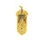 Art Deco Style 18kt Diamond & Gemstones Pendant/Brooch