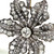 Victorian 15kt Gold and Silver Pendant, 9 Cts of Diamonds