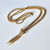 Art Deco 9 Carat Gold Snake Link and Tassel Necklace