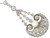 Antique Natural Pearl and 1.48 Carat Diamond Yellow Gold Pendant