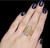 Vintage 1.70 Carat Round Brilliant Cut Diamond Yellow Gold Diamond Cocktail Ring