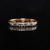 Antique Art Deco 14K Yellow Gold Single Cut Diamond Wedding Band
