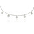 Amwaj 18 Karat White Gold and Round Diamonds Choker