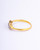 Art Deco Diamond, Platinum and 18 Carat Gold Three-Stone Ring