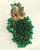 Miriam Haskell Early Green Cluster Bead Clip
