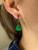 Chandeller Earrings 18 Carats Green Agathe Tsavorites