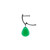 Chandeller Earrings 18 Carats Green Agathe Tsavorites