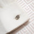 Art Deco French Diamond Gold and Platinum Knot Cufflinks