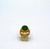 Art Deco Style White Diamond Carved Carnelian Yellow Gold Cocktail Ring
