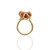 Amwaj 18 Karat Rose Gold Ring with Citrine and Diamonds