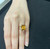 Amwaj 18 Karat Rose Gold Ring with Citrine and Diamonds
