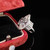 Antique Art Deco Platinum Old Cut Marquise Baguette Diamond Engagement Ring  GIA