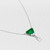 Exquisite 3 Carat Colombian Emerald and Diamond Platinum Necklace