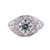 1.03 Carats G VVS2 Art Deco Engagement Ring