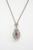 Australian Argyle Pear Cut Pink and White Diamond Pendant