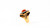 Art Deco White Diamond Mediterranean Red Coral Onyx Yellow Gold Cocktail Ring