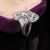 Antique Art Deco Platinum Old European Diamond Shield Ring
