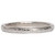 White Gold Orange Blossom Wedding Band