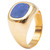 18K Yellow Gold and Lapis Lazuli Ring