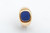 18K Yellow Gold and Lapis Lazuli Ring