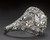 Art Deco 2 Carat Old Cut Diamond Platinum Ring
