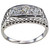 1920s Art Deco Three-Stone Diamond White Gold Engagement Ring