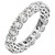 VVS1-VS2 Top Quality 3.33 Carat Eternity Diamonds Ring