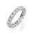 VVS1-VS2 Top Quality 3.33 Carat Eternity Diamonds Ring