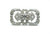 Black Starr & Frost Diamond Platinum Art Deco Pin with D Internally Flawless