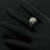 Antique Art Deco 14k Gold 1.75 Diamond Solitaire Etched Filigree Engagement Ring