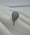 20 Carat Blue Star Sapphire Diamond Palladium Cocktail Ring Art Deco