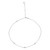 Diamond White Enamel Evil Eye Necklace in 14K Gold, Shlomit Rogel