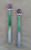 Art Deco Style Amethyst Gold Diamonds Enamel Green Purple Jade Dangle Earrings