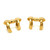Cartier 18 Carat Gold Stirrup Cufflinks, circa 1935