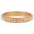 Art Deco 14K Yellow Gold Floral Engraved Stackable Wedding Band -#1900722225