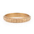 Art Deco 14K Yellow Gold Floral Engraved Stackable Wedding Band -#1900722225