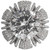 15 Carat Round Pave CZ Cubic Zirconia Sterling Ring