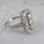 1.03 Carat Art Deco Style Diamond Ring in Plaque Setting, Platinum