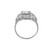 Art Deco 1.30 Carat Old European Cut Diamond Platinum Engagement Ring