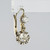 1930s Art Deco Diamonds 18 Karat White Gold Lever- Back Earrings
